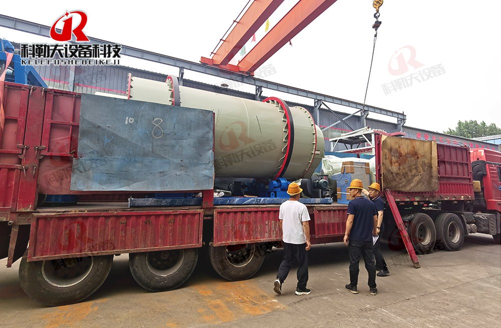三筒烘干生产线整装待发,开启蒙古国新篇章!