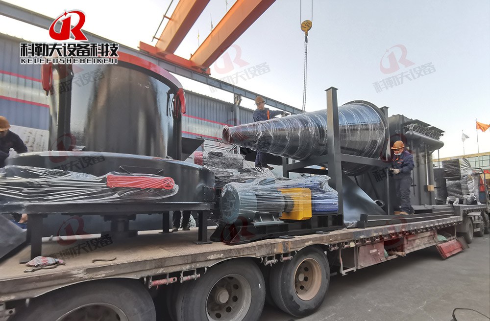 粘土烘干磨粉生产线成套设备发往巴基斯坦