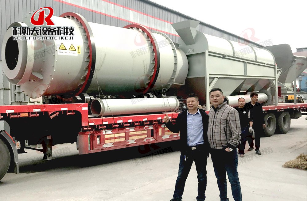 发往广东韶关沙子烘干生产线,采用新型高效环保三回程沙子烘干机,配备全封闭式环保型滚筒筛分设备