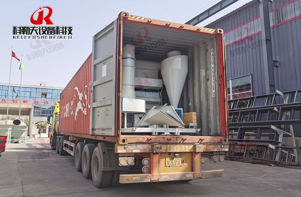 谷物除杂机已整装待发,即将跨越千山万水,抵达遥远的毛里求斯